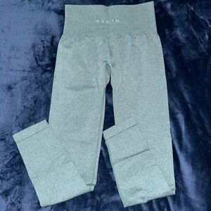 NVGTN Green Speckled Lift Seamless Leggings, Size Small